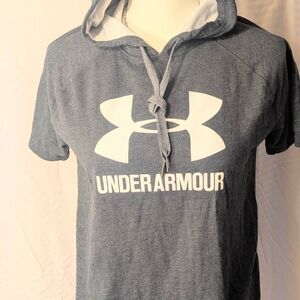 Under Armour Gray Short Sleeve Hoodie